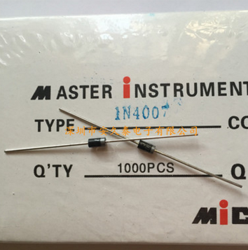 直插整流二極管 IN4007 1N4007 1A 1000V DO41 全新原裝