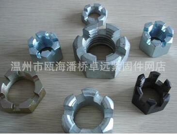 熱銷推薦不銹鐵非標緊固件 不銹鋼六角螺母 開槽六角螺母