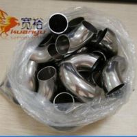 批發(fā)304不銹鋼裝飾彎頭價格 不銹鋼焊接90°彎頭 304裝飾管