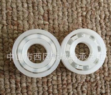 6203塑料軸承帶法蘭邊塑料軸承 高強度塑料軸承