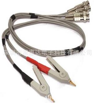 LCR測(cè)試線 LCZ數(shù)字電橋測(cè)試夾 精度四端 安柏SMD貼片夾具四線