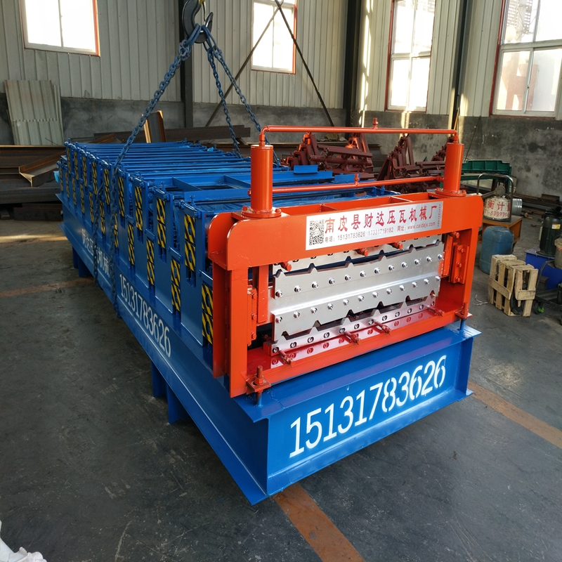 840/850雙層壓瓦機財達壓瓦機械廠