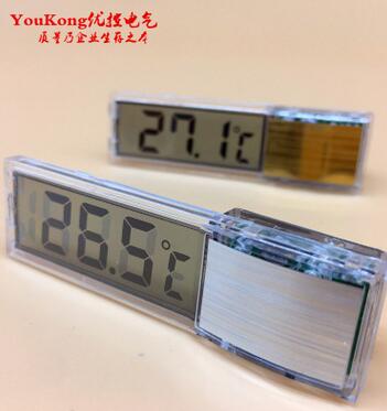 3D液晶透明魚缸溫度計(jì) 電子裸眼透視水族廠家YK-50生產(chǎn)外貿(mào)批發(fā)