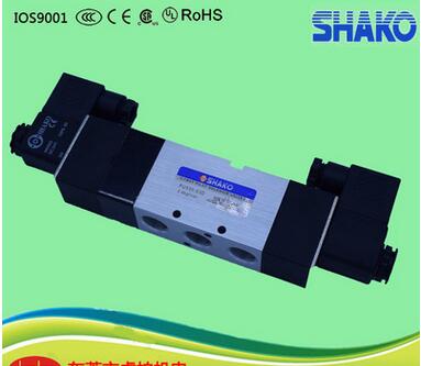 臺(tái)灣新恭SHAKO五口三位電磁閥PU530 鋁合金本體 超長(zhǎng)壽命