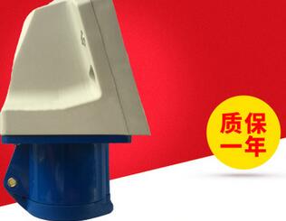 德力西250V工業(yè)用插頭DEP2-113 3芯16A工業(yè)明裝插座連接器