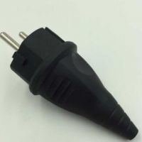 供應(yīng)法式新型防水耐寒橡膠兩腳插頭 防爆防摔法式橡膠工業(yè)插頭