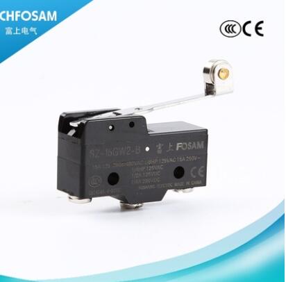 優(yōu)質(zhì)微動開關(guān) SZ-15GW2-B限位行程自復位長柄滾輪開關(guān) 款式多樣
