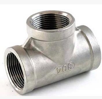 清倉(cāng)304精鑄不銹鋼三通接頭/水管接頭/內(nèi)牙三通/內(nèi)絲3通