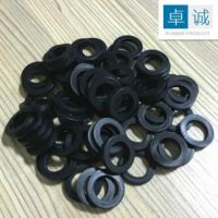 橡膠密封平墊圈4分6分圓形黑色橡膠墊圈 硅膠墊圈O型防水密封墊圈
