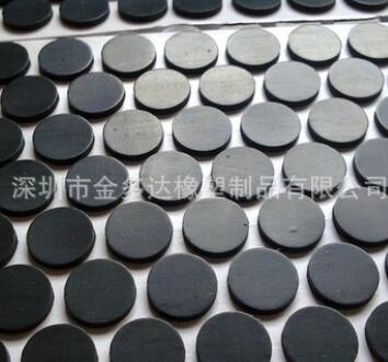 供應(yīng)橡膠墊 防滑橡膠墊片 圓形橡膠墊 3M自粘橡膠墊