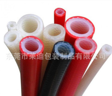 進口高抗撕硅膠編織管 食品流體專用管 硅膠夾線管