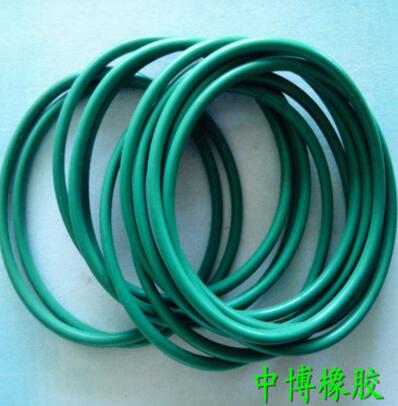 【中博橡膠現(xiàn)貨供應(yīng)】耐磨耐高溫耐酸堿腐蝕 綠色氟膠o型圈
