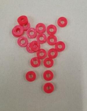 墊圈 模切圓型墊圈 硅膠墊 密封防水墊 紅色平墊圈 水機(jī)密封膠墊