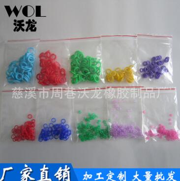 裝飾用硅膠彩色O型圈密封圈工廠 硅膠密封圈 食品級