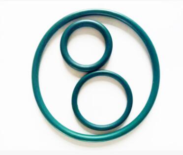 定做密封圈噴涂四氟涂層 耐腐蝕O型圈涂層氟橡膠O型圈 深綠色