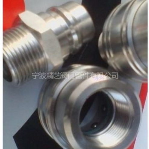 供應高質(zhì)量304不銹鋼直通液壓快速接頭