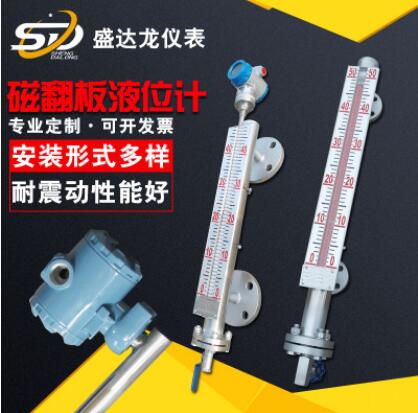 磁翻板液位計側裝式 磁耦合液位計 磁翻板液位計 磁性浮子液位計