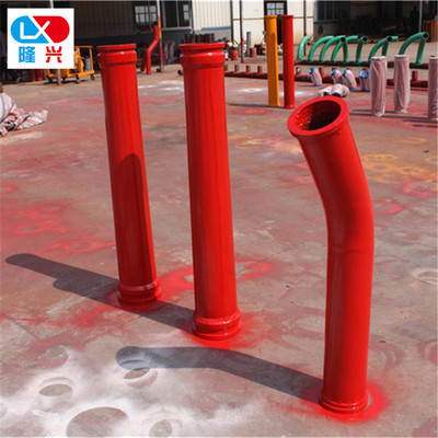 泵車堆焊超耐磨變徑管 鉸鏈彎管二號彎管通鋪高鉻變徑管出口彎管