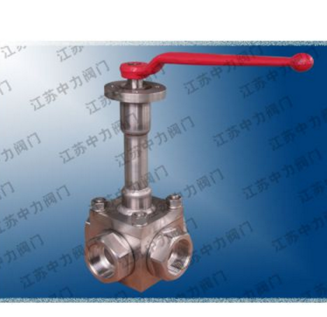 供應(yīng)焊接式高壓雙L型四通球閥-江蘇中力不銹鋼四通球閥