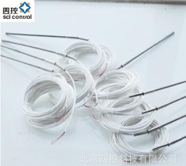 直銷(xiāo)尖頭探針鐵氟龍PT100溫度傳感器 鉑熱電阻pt100溫度傳感器