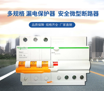 廠家直銷施耐德多規(guī)格安全微型斷路器 EA9系列漏電保護器廠家批發(fā)