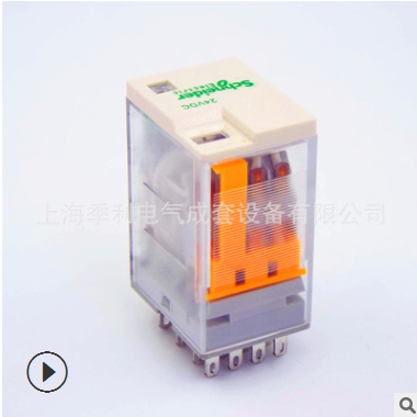 施耐德 RXM4LB2BD DC24V插拔式小型中間繼電器 4副觸點原裝