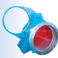 供應F43BX-2.5C扇形盲板閥（手動眼鏡閥、翻板閥）