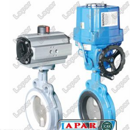供應(yīng)意大利LAPAR氣動、電動、手動對夾式靠背硫化橡膠蝶閥LPB14