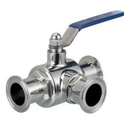 山西華特隆快裝閥門不銹鋼Q84F衛(wèi)生級(jí)快裝三通球閥