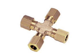 派克parker樂(lè)可利legris氣動(dòng)等徑十字形四通接頭0107