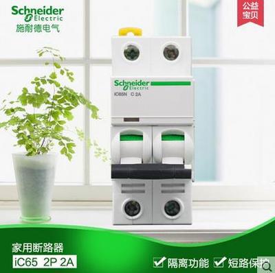 代理施耐德斷路器IC65N 2P C2A 空氣開關 原裝正品 現貨出售