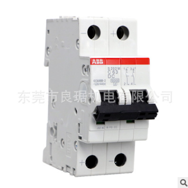 ABB直流微型斷路器S202M-C63DC空氣開(kāi)關(guān)2PC10 20 25 32 40 50 16A