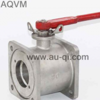 不銹鋼方形法蘭球閥