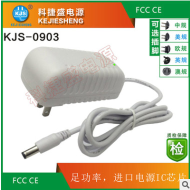 廠家供應恒流恒壓白色插墻式24V 1.3A電源適配器 LED 儀器專用電