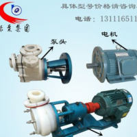 100FSB-50氟塑料合金耐腐泵臥式化工污水泵脫硫泵管道自吸泵污水提升泵
