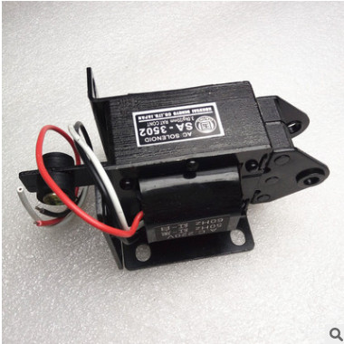 國字牌 SA-3502交流推拉式牽引電磁鐵 吸力3.0N/3KG行程20mm 220V