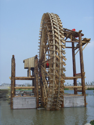 木制水車供應/老牛車水車