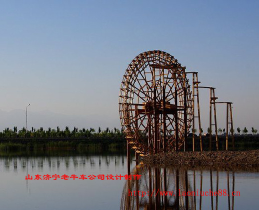 濟寧黃河水車廠家/老牛車水車