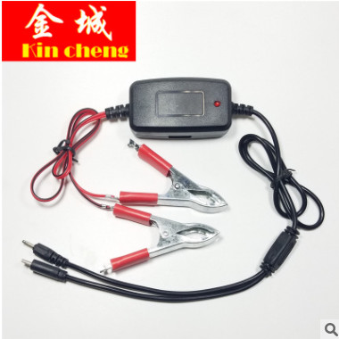 5V1A一拖二帶USB 智能12V直流手機(jī)夾子充電器 戶外應(yīng)急萬能充電器