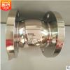 HC41-16P304不銹鋼法蘭球形止回閥衛(wèi)生級(jí)立式消音止回閥DN50DN40
