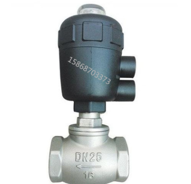 304不銹鋼塑料頭氣動腰鼓閥聚酰胺頭腰鼓閥干燥機水閥T型DN15-65