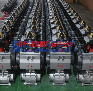 1寸 內(nèi)螺紋BSPT高平臺氣動球閥 1000WOG