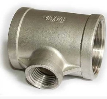 渝東304不銹鋼異徑絲扣三通變徑內(nèi)絲自來(lái)水管接頭配件4分絲口