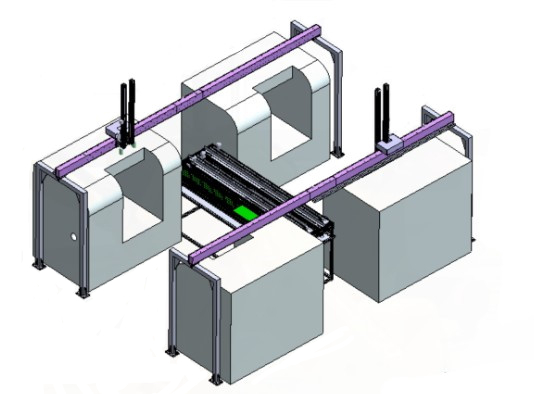 數(shù)控車床桁架機械手-上下料機器人-嵩祥機械