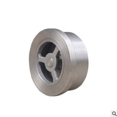 304對夾式止回閥H71W-16P 不銹鋼單向閥 不銹鋼逆止閥 彈簧止回閥