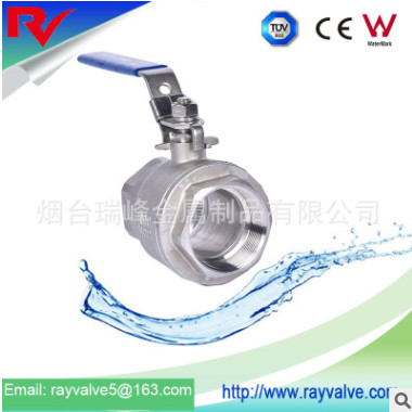 精密鑄造兩片式球閥PN63 BSP NPT