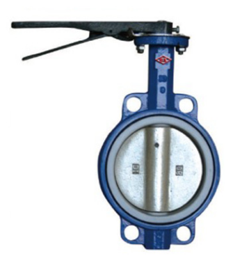 鐵手柄對(duì)夾式蝶閥D71X 手動(dòng)鑄鐵雙向蝶閥 蝶閥批發(fā)定制廠家