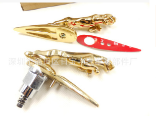 捷豹立標車標金屬標XJL XFL XF XJ XE改裝機蓋車頭標立體前標車貼