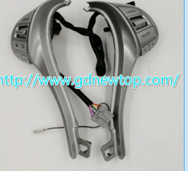 日產 14-17款 奇駿 逍客 騏達 途達 納瓦拉 方向盤多功能按鍵開關