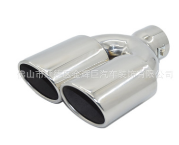 汽車通用尾喉 不銹鋼排氣管改裝 消聲器 廠家直銷供